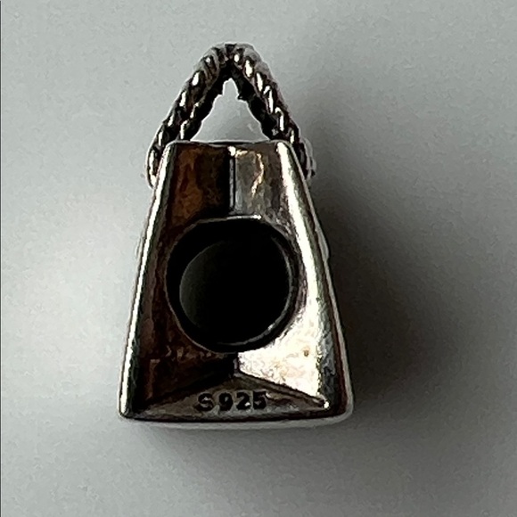 Pandora ALE Signature Pandora Bag Charm in Sterling Silver 925 - Picture 7 of 8